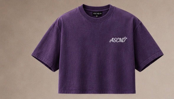 ASCND “OVERTHINK THE BEST.” TEE — ENERGY PURPLE