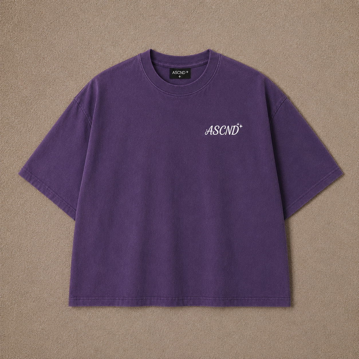 ASCND “OVERTHINK THE BEST.” TEE — ENERGY PURPLE