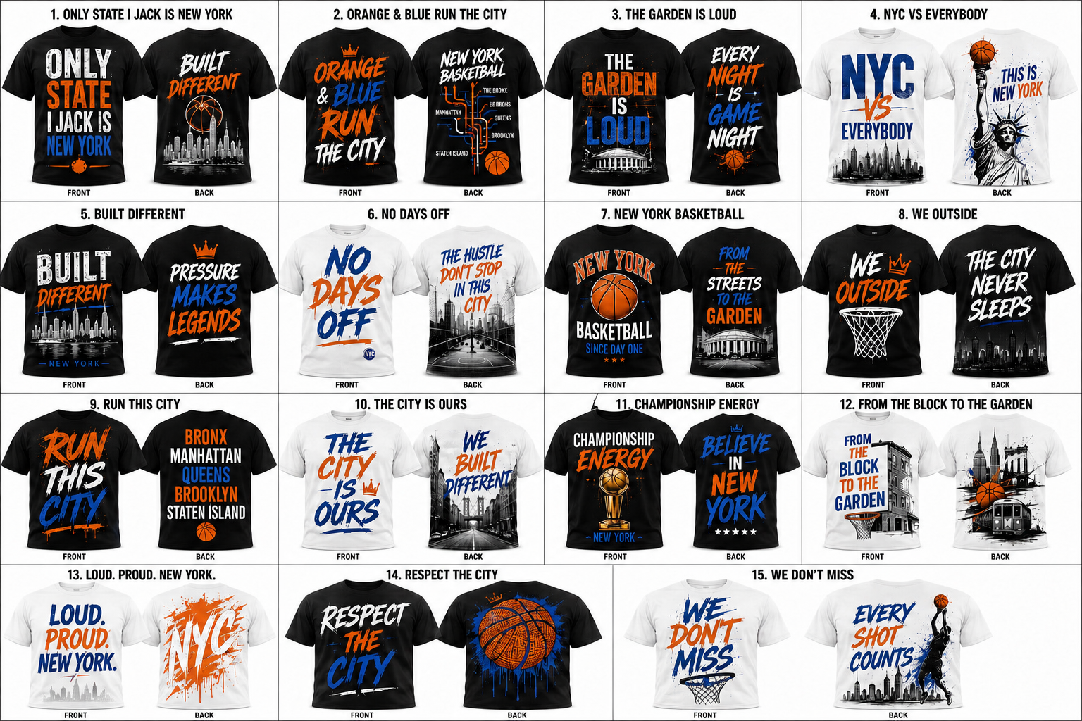 NY Basketball Collection – Limited Pre-Order